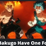 Does Bakugo Have One For All